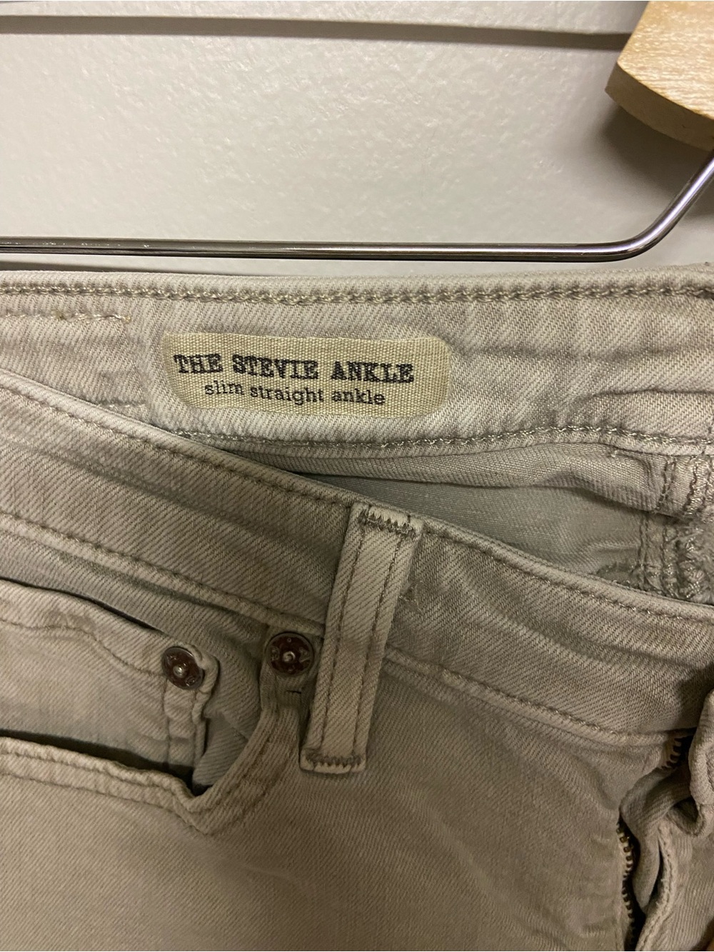 AG Adriano Goldschmied Skinny High-Rise Jeans in Sage - Picture 4 of 4